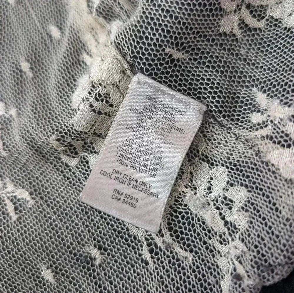 Vintage Juicy Couture Cashmere Lace Cardigan